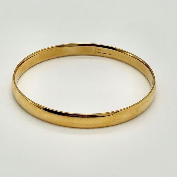 💝J. Crew Gold Plated Bangle - Picture 1 of 3